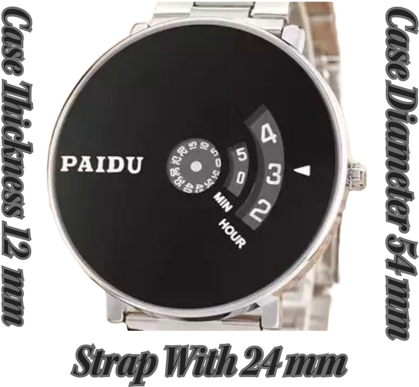 Kishore Enterprises PA WA BL M Unique Chakri Paidu watch for men boys with steel belt Analog Watch For Men Buy Kishore Enterprises PA WA BL M Unique Chakri Paidu watch for men boys