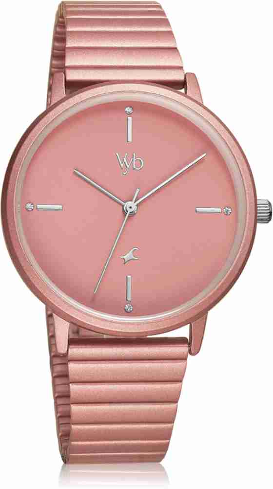 Fastrack women's watches pink best sale