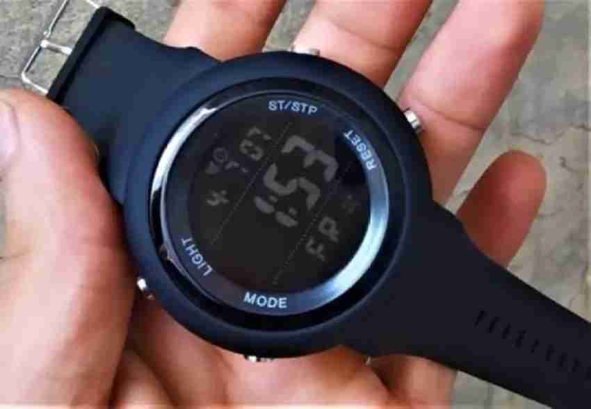 Bluez Full Black Dial Wrist Watch For Boys Mens Full Black Dial Digital Multifunctional Wrist Watch For Boys Mens Digital Watch For Boys Buy Bluez Full Black Dial