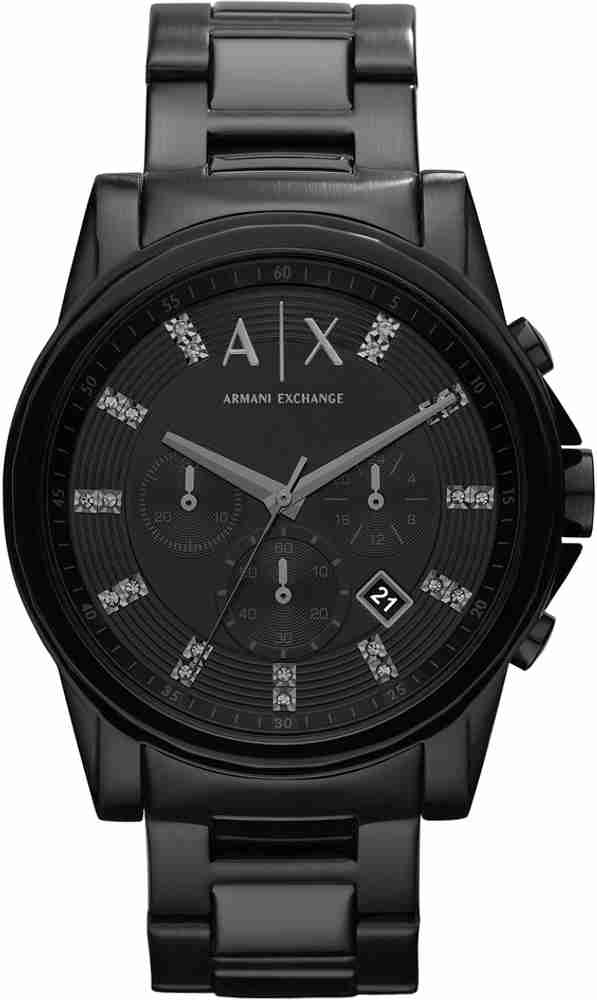 Armani exchange black discount