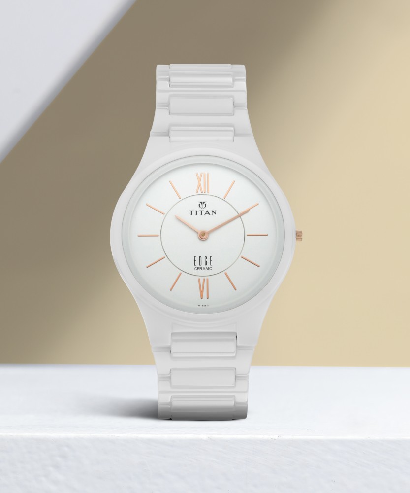 Titan edge 2024 white dial