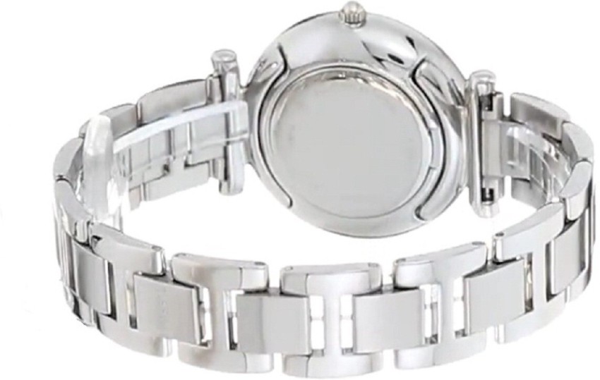 FOSSIL Women s Fossil Carlie Stainless Steel Crystallzied Analog Watch For Men