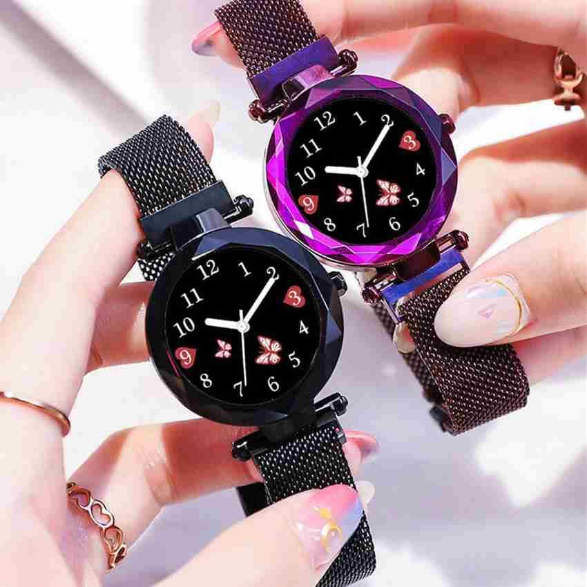 casera combo2 magnetic Set Of 2 Magnetic Strap Or Branded Watch Analog Watch Analog Watch For Girls Buy casera combo2 magnetic Set Of 2 Magnetic Strap Or Branded Watch Analog