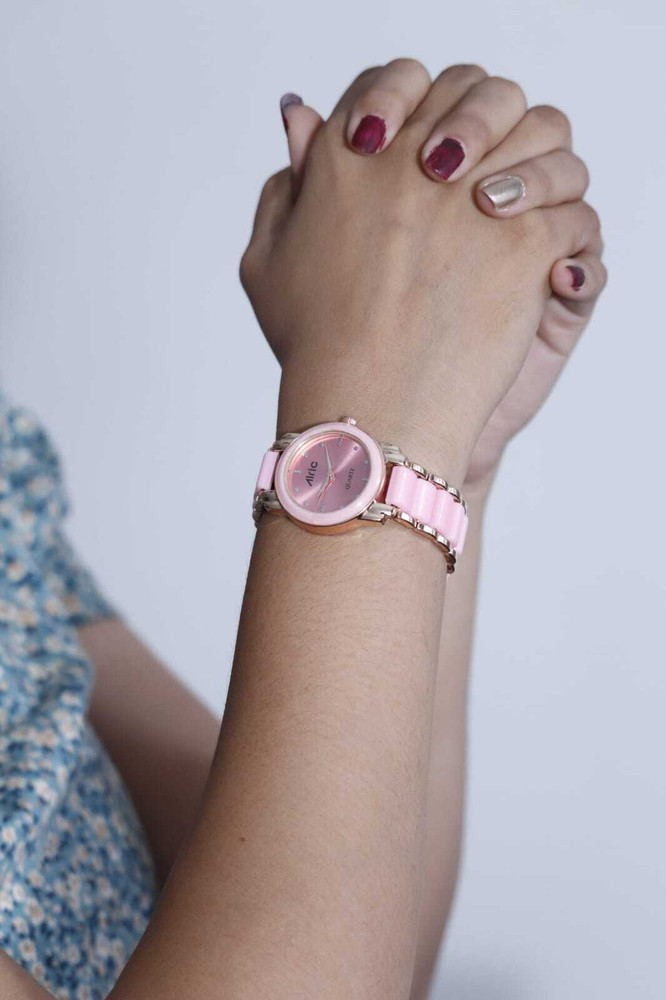 ALRIC Girls Watches Girls Watch Dual Tone Amazing Strap Analog