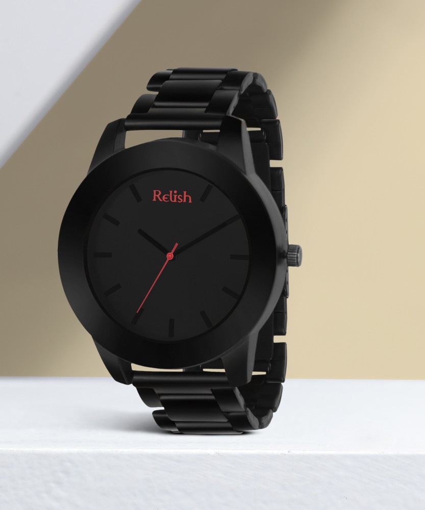 Buy online Men's Black Analog Watch from Watches for Men by Relish Watch  for ₹299 at 70% off