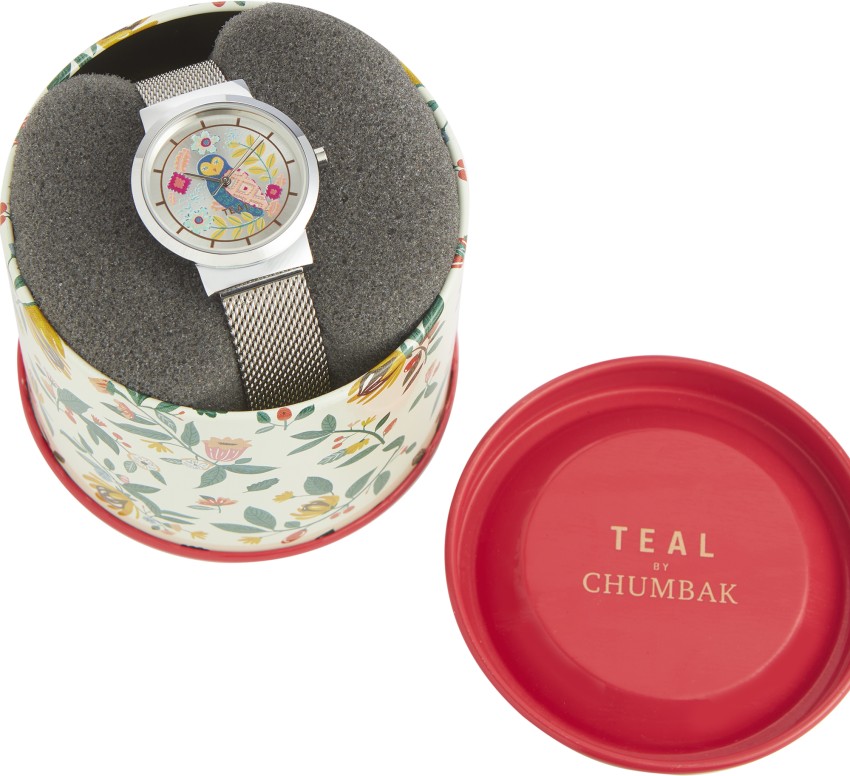 Teal By Chumbak Owlsome Watch, Metal Mesh Strap - Silver Analog Watch -  For Women - Buy Teal By Chumbak Owlsome Watch