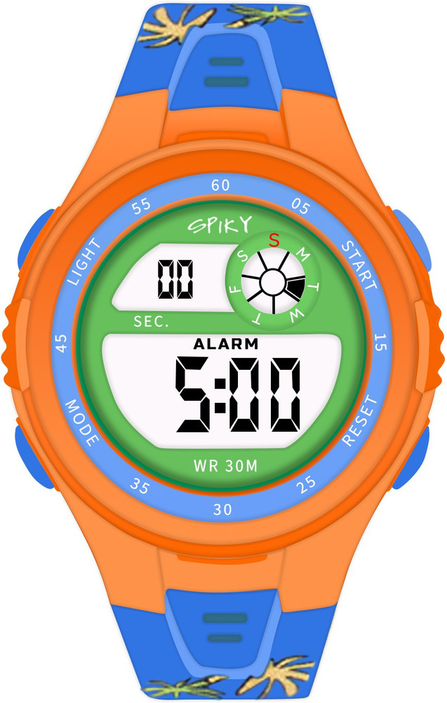 Spiky Spiky Digital Sport Wrist Watch for Kids Boys and Girls with