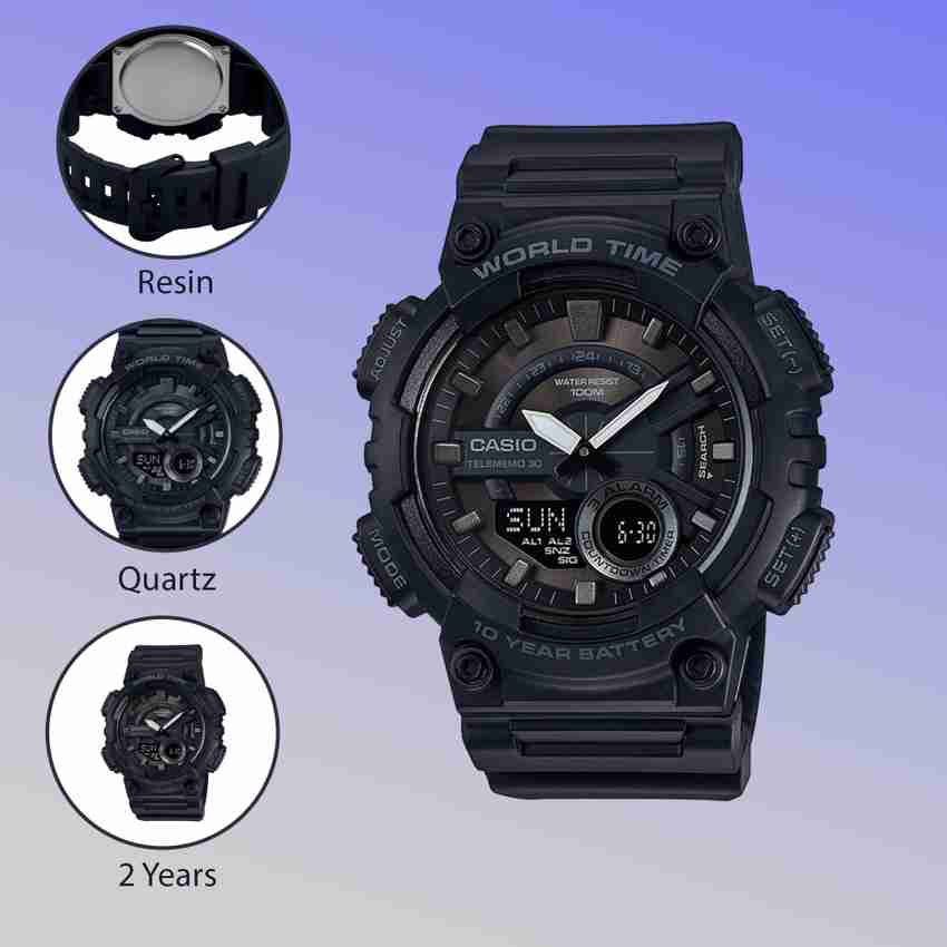 Casio ad218 youth combination watch discount