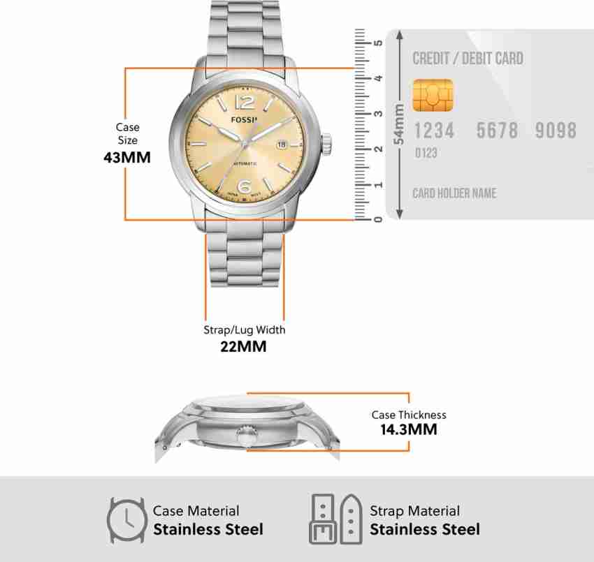 FOSSIL Heritage Heritage Analog Watch For Men Buy FOSSIL Heritage Heritage Analog Watch For Men ME3231 Online at Best Prices in India Flipkart