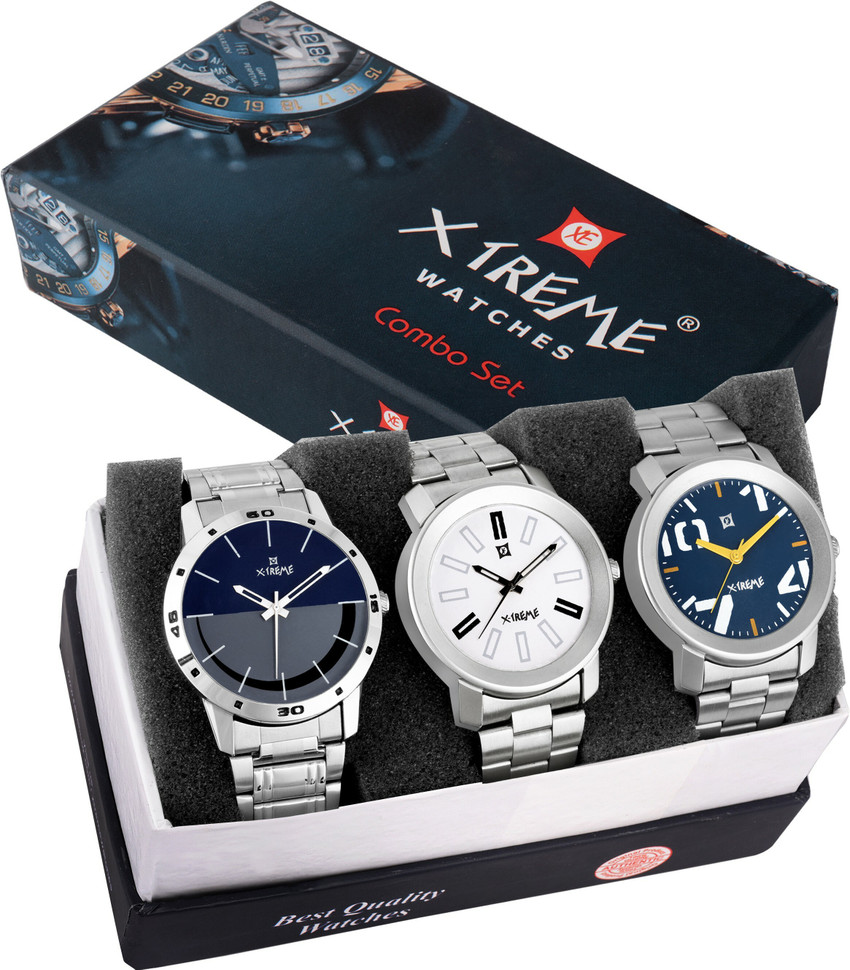 Xtreme Awesome Stylish Multi Color Dial With Silver Chain Metal Strap Awesome Stylish Multi Color Dial With Silver Chain Metal Strap Analog Watch For Men Buy Xtreme Awesome Stylish Multi