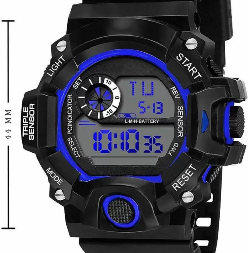 TAIFUN C Shock Blue Watck New Generation Black LED Display Top
