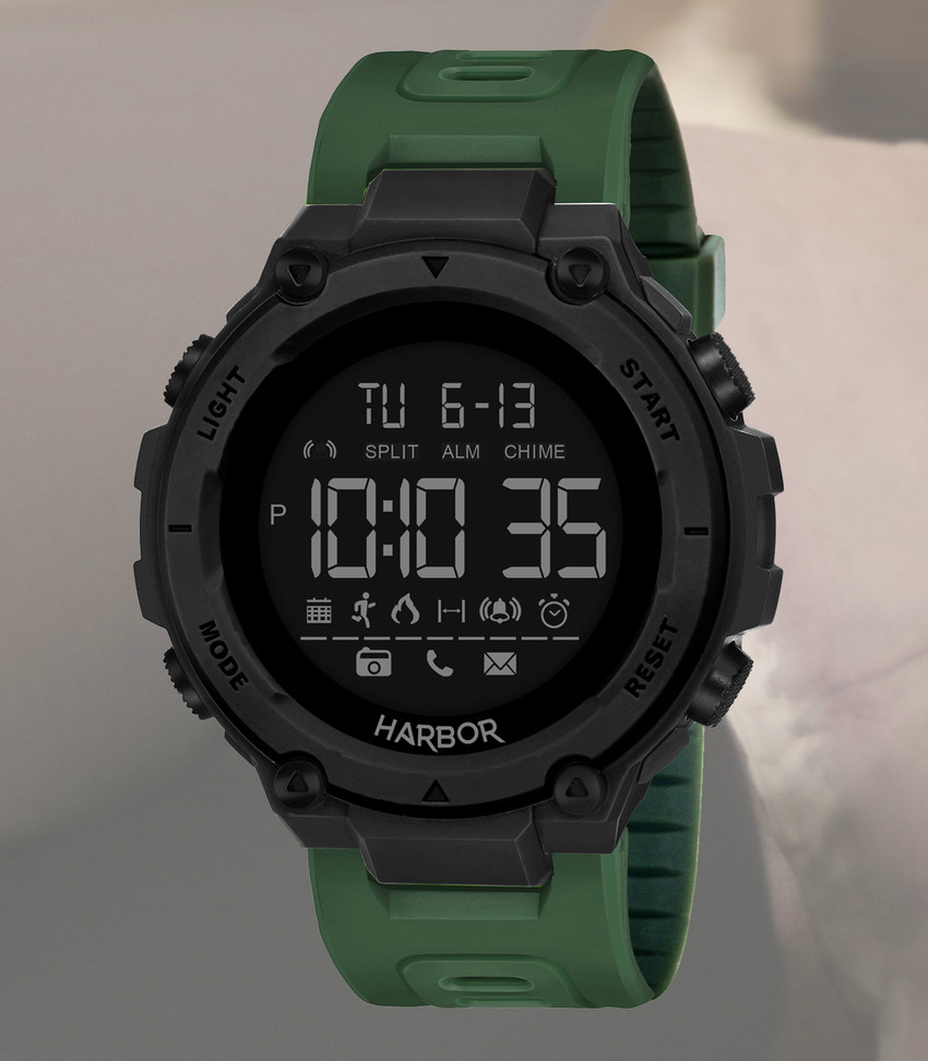 Harbor 9098 Green Digital Watch For Men Buy Harbor 9098 Green Digital Watch For Men Digital Men s Green Multi Functional Sports Watch Online at Best Prices in India Flipkart