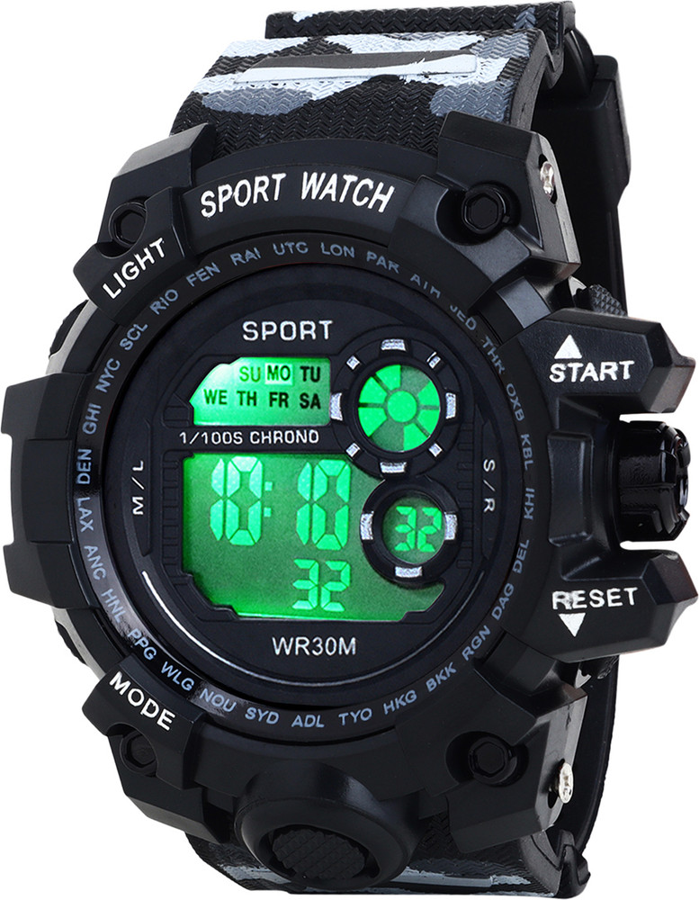 TERIZLA 6000 Digital Watch For Men Buy TERIZLA 6000 Digital Watch For Men LED Light Water Shock Resistance Alarm Clock Hand Watch For Men Online at Best Prices in India Flipkart