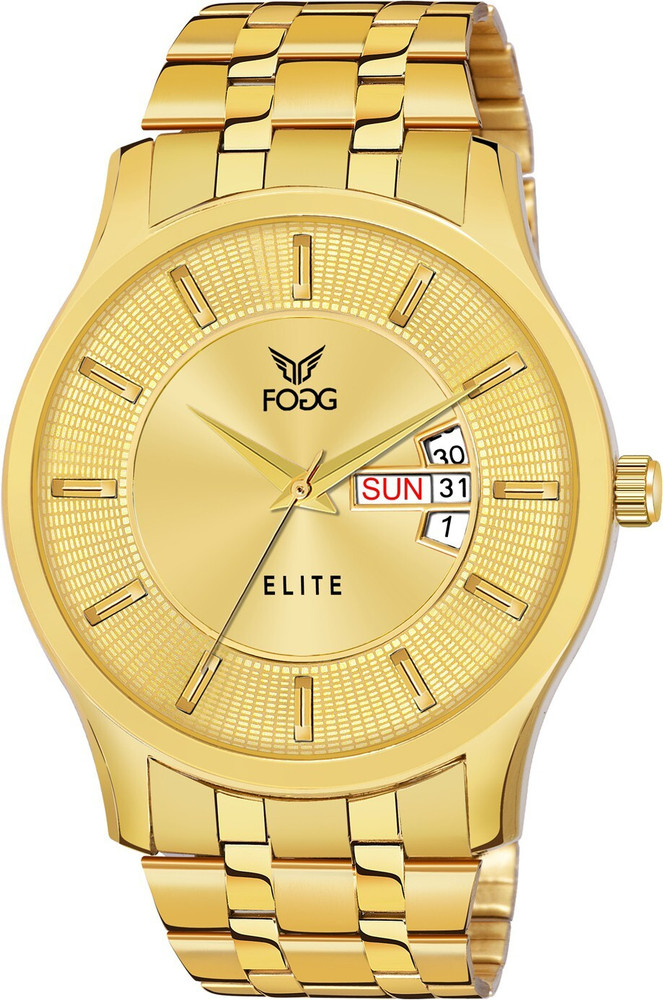 FOGG 2503 GOLD Fogg Elite Series Gold Platted Premium Analog Watch For Men Buy FOGG 2503 GOLD Fogg Elite Series Gold Platted Premium Analog Watch For Men 2503 GOLD Online at Best