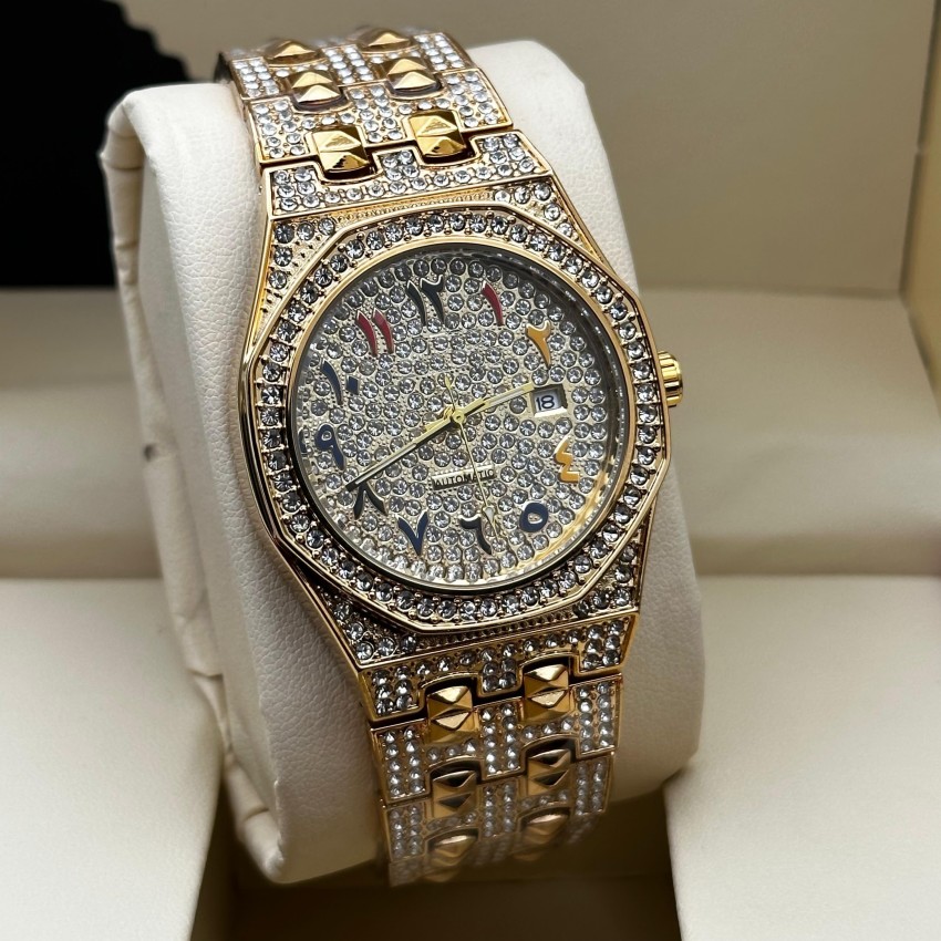 Diamond watch bling deals stylish