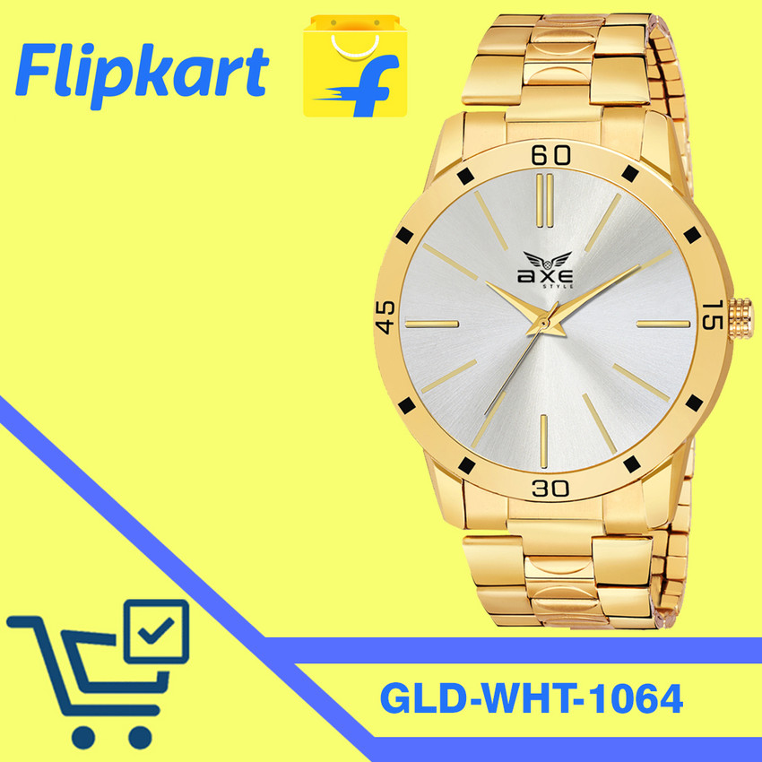 AXE Style X 1064 1064 Golden Wrist Watch Company WaterResistant Golden Watch For Boys Mens Analog Watch For Boys Buy AXE Style X 1064 1064 Golden Wrist Watch Company WaterResistant Golden