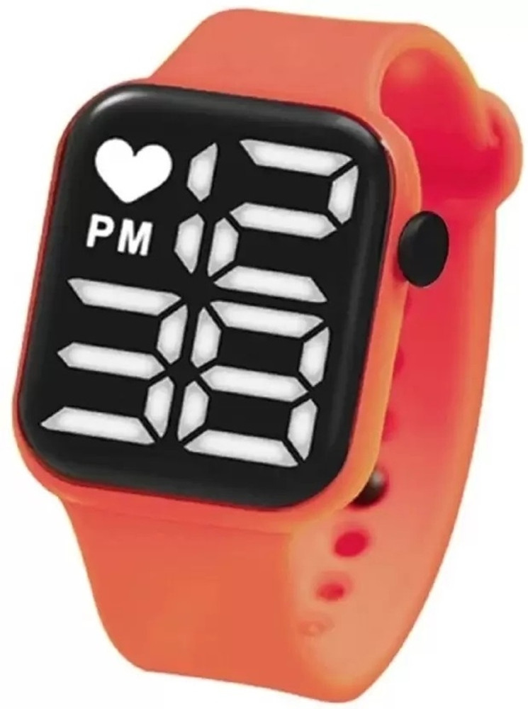 BRATON Smart Watch COMBO HEART ORANGE Digital Watch For Boys
