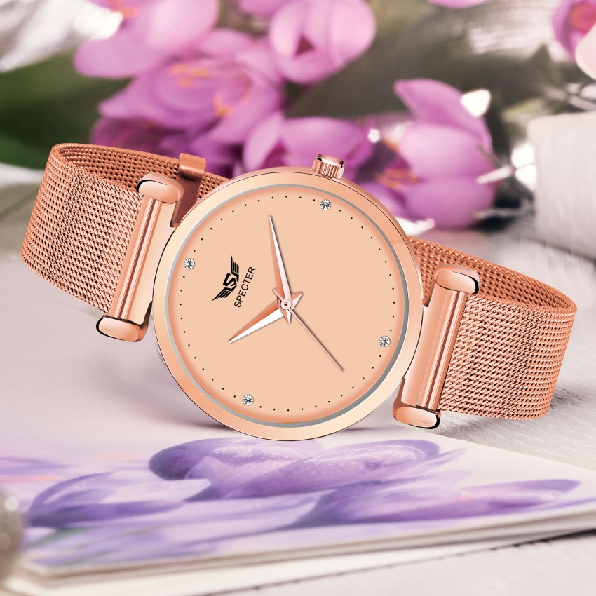 Skone rose gold online watch