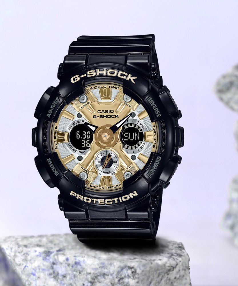 G shock watches black and 2024 gold price