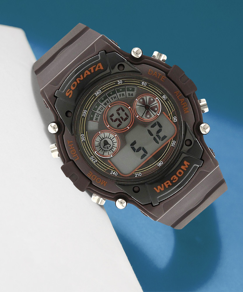 Sonata digital watch price clearance