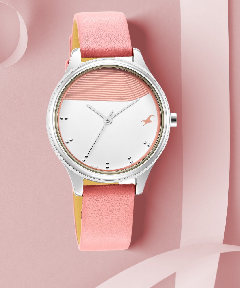 Fastrack Smart Unisex Watch with Pink Strap