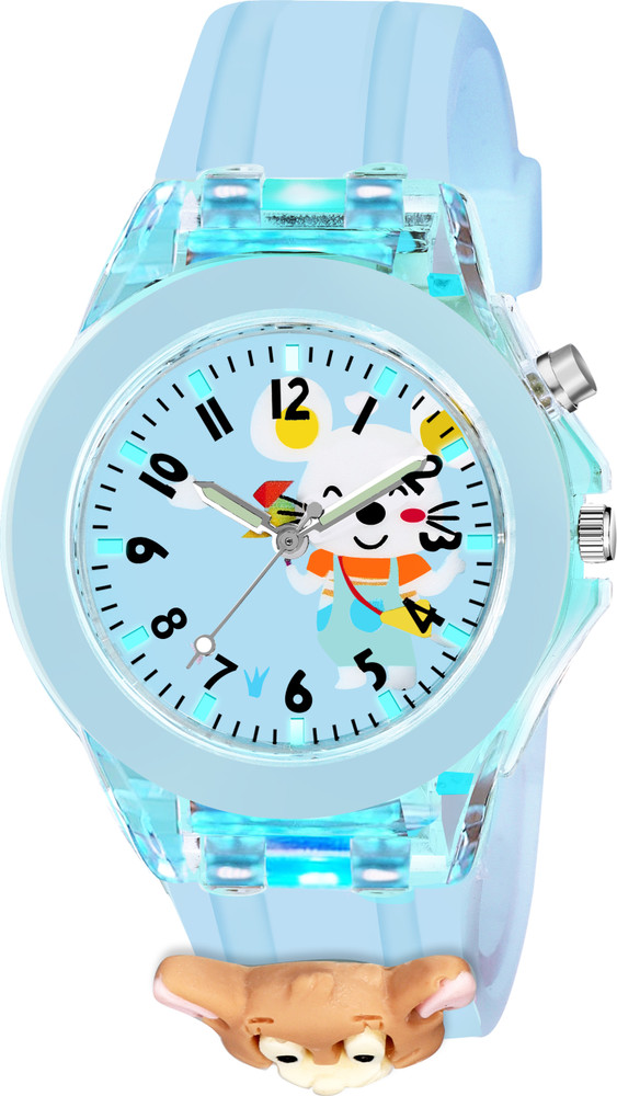 MIVAAN kids mouse Analog Watch For Girls Buy MIVAAN kids mouse Analog Watch For Girls Multicolor Lights Dial 3D Cute Cartoon Silicon Strap Kids Boy Online at Best Prices in India