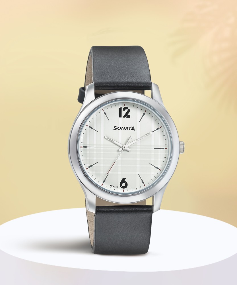 SONATA Analog Watch For Men Buy SONATA Analog Watch For Men 77106SL02 Online at Best Prices in India Flipkart