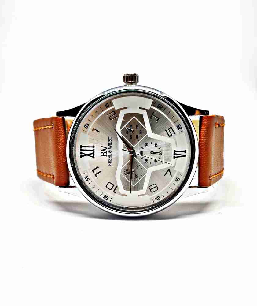 BEZEL WRIST White Wrist Watch wrist watch for men under 500