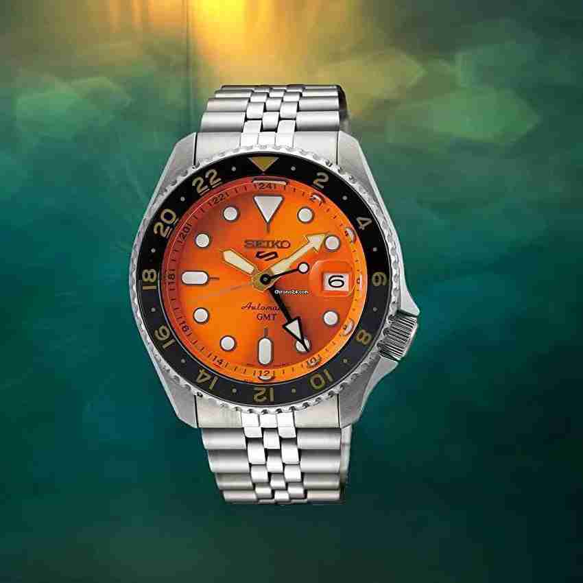 Seiko 5 top automatic orange