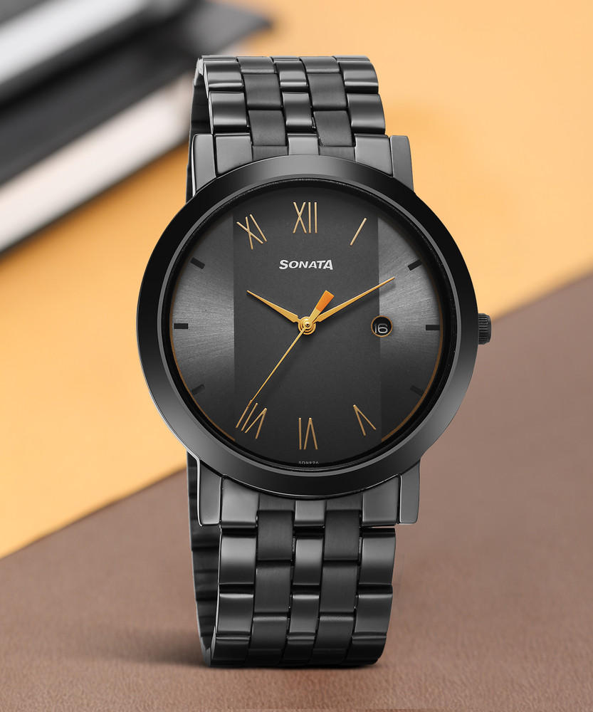 SONATA Sonata Utsav Gents Analog Watch For Men Buy SONATA Sonata Utsav Gents Analog Watch For Men 77108NM01 Online at Best Prices in India Flipkart