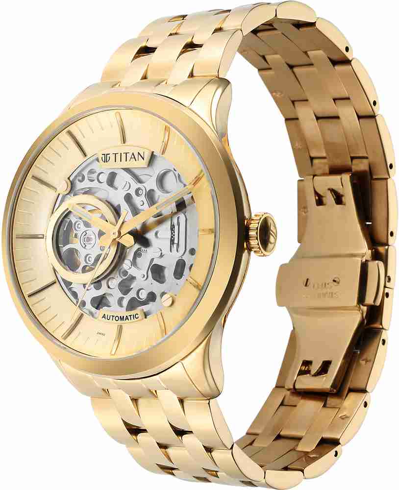Titan Metal Mechanicals Metal Mechanical Analog Watch For Men Buy Titan Metal Mechanicals Metal Mechanical Analog Watch For Men 90140YM01 Online at Best Prices in India Flipkart