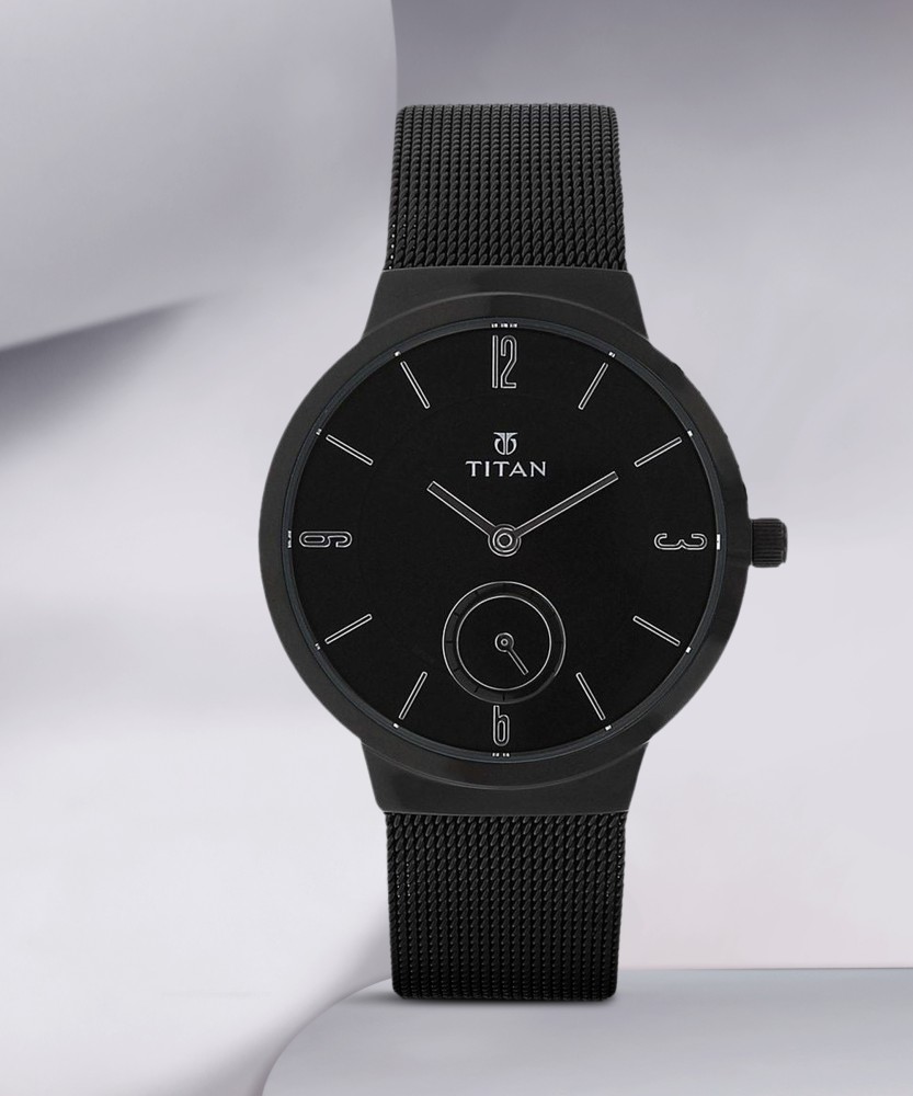 Titan black clearance watch for ladies