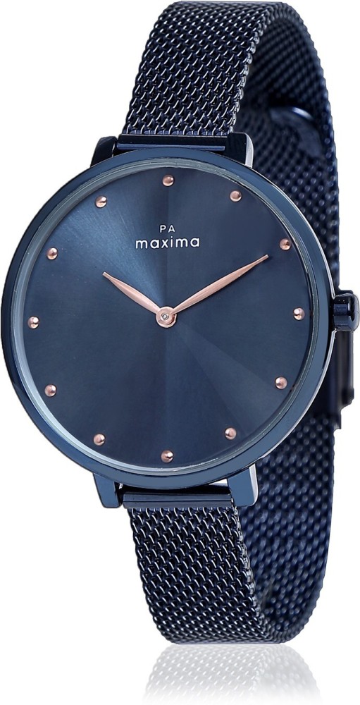 MAXIMA Attivo Blue Collection Attivo Collection Blue Analog Watch For Women Buy MAXIMA Attivo Blue Collection Attivo Collection Blue Analog Watch For Women O 63880CMLG Online at Best Prices in