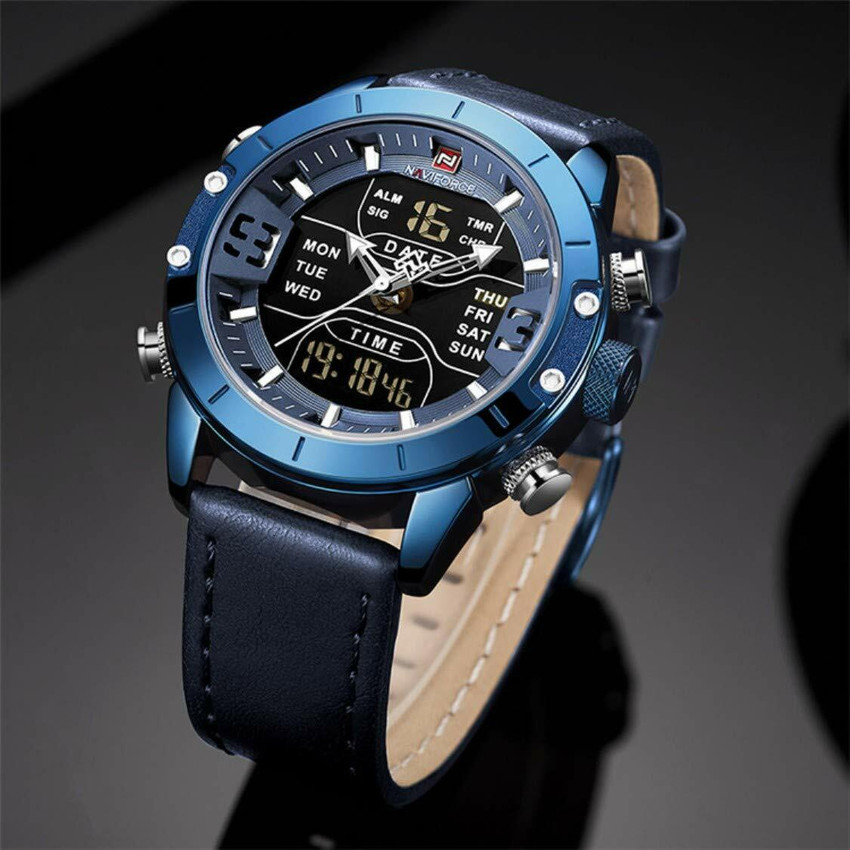 Naviforce hotsell leather strap
