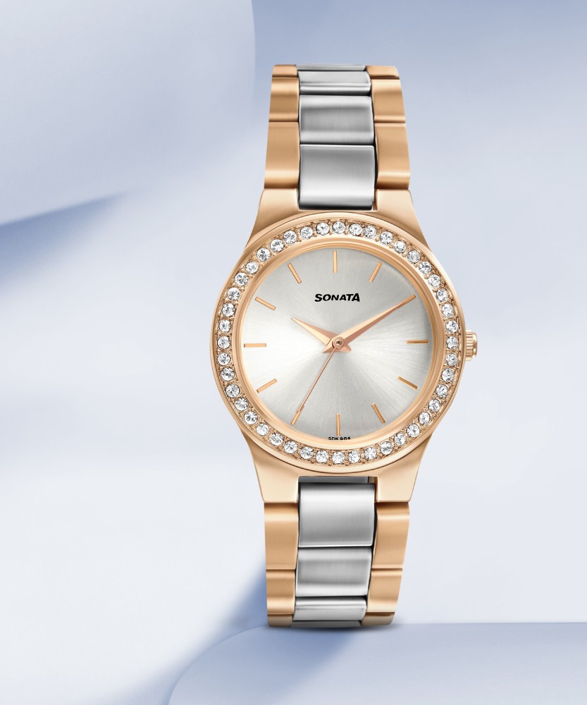 SONATA Blush It Up Blush It Up Analog Watch For Women Buy SONATA Blush It Up Blush It Up Analog Watch For Women 87034KM01 Online at Best Prices in