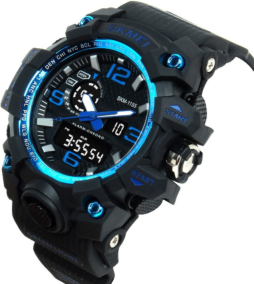 SKMEI Analog Digital Watch For Men Buy SKMEI Analog Digital Watch For Men MD1155 Sport Wrist Watch Online at Best Prices in India Flipkart