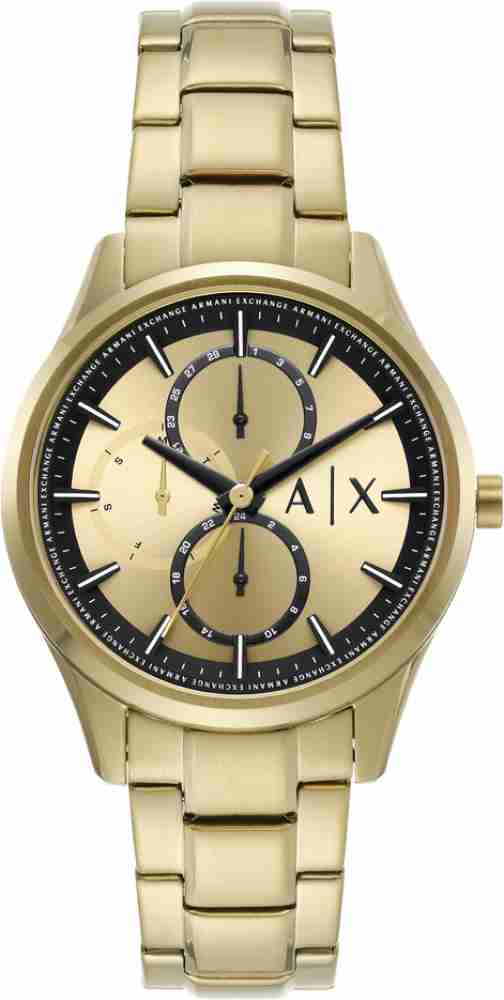 Armani exchange gold clearance watch mens