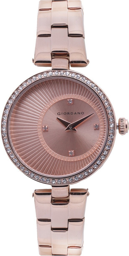 Rose gold watches giordano online