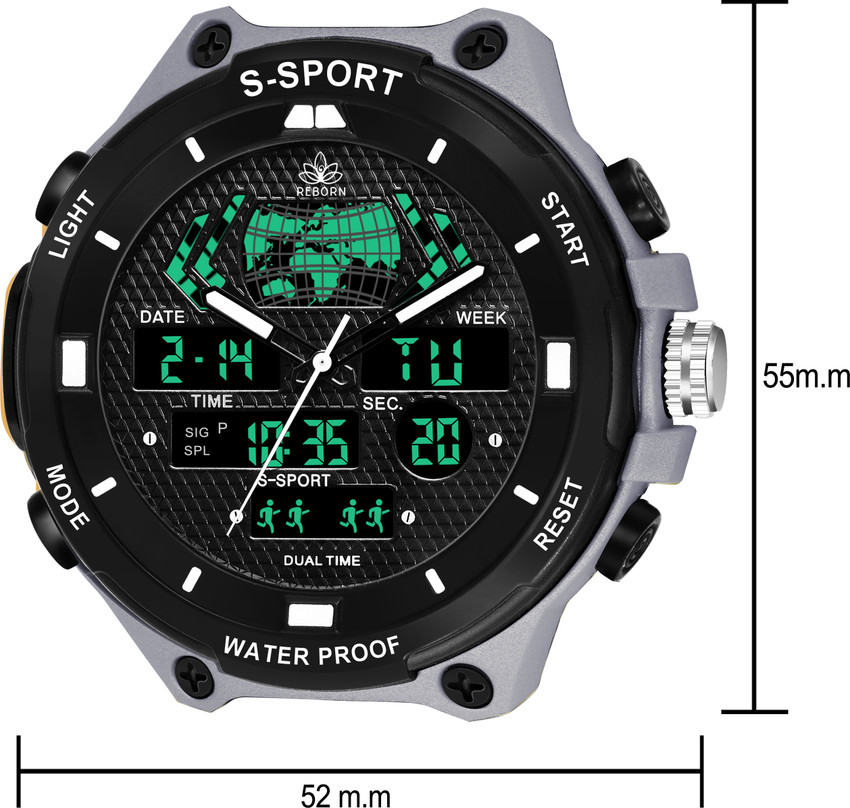 Joymart 9084 DUAL TIME Analog Digital Watch For Men Buy Joymart 9084 DUAL TIME Analog Digital Watch For Men 9084 Multi Function Automatic Waterproof Digital Sports Watch Online at Best Prices in