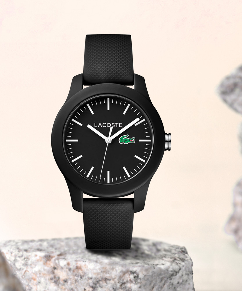 Lacoste 12.12 watch black cheap