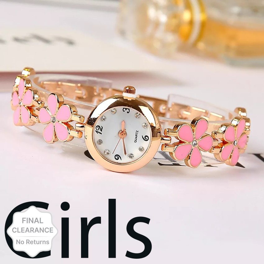 Floral Strap Analogue Multi Colour Strap Analog Dial Women Watch  Girls  Watch  Watch for
