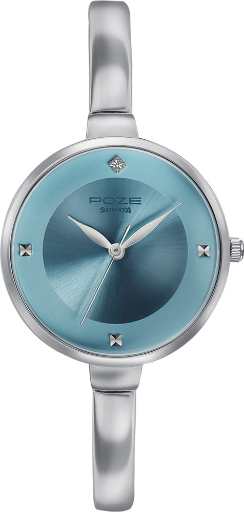 Sonata analog blue dial women's watch clearance