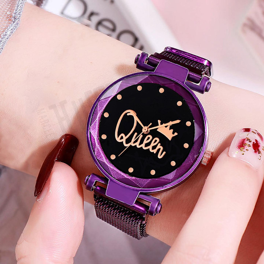 Purple wrist watch discount