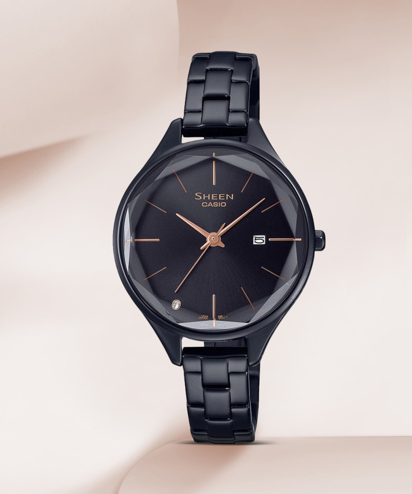 Casio 2024 sheen black