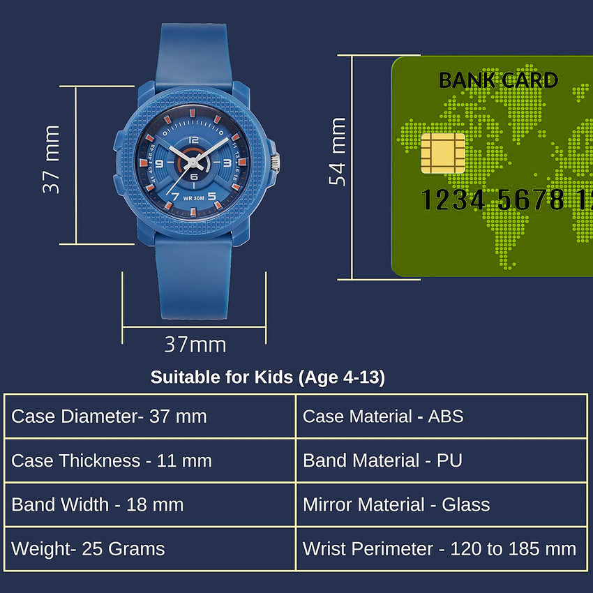 Speed time blue analogue watch on sale