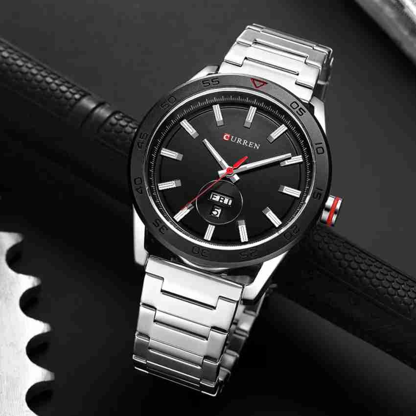 Curren Luxury Day and Date Stainless Steel Analog Watch For Men Buy Curren Luxury Day and Date Stainless Steel Analog Watch For Men 8331 Online at Best Prices in India Flipkart