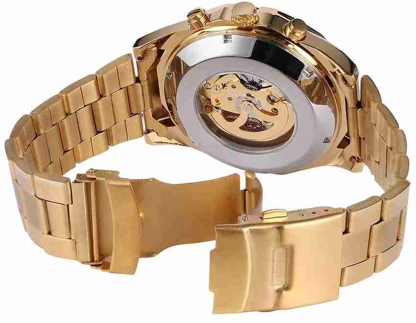 Forsining Curved Design Retro Beauty See Through Back Self Winding