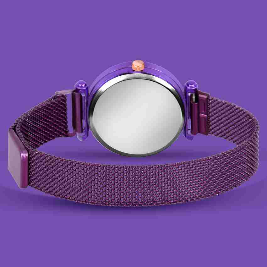 Styledose purple Magnetic fansy unique Bracelet Gift watch for girls or women Analog Watch For Women Buy Styledose purple Magnetic fansy unique Bracelet Gift watch for girls or women Analog
