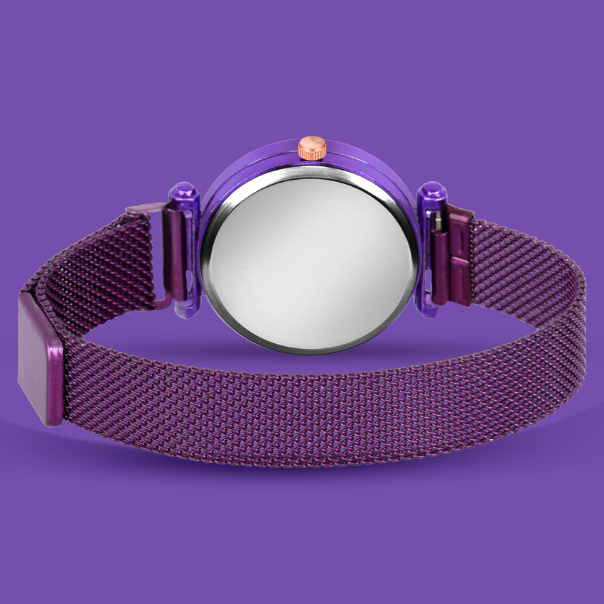 Styledose purple Magnetic fansy unique Bracelet Gift watch for