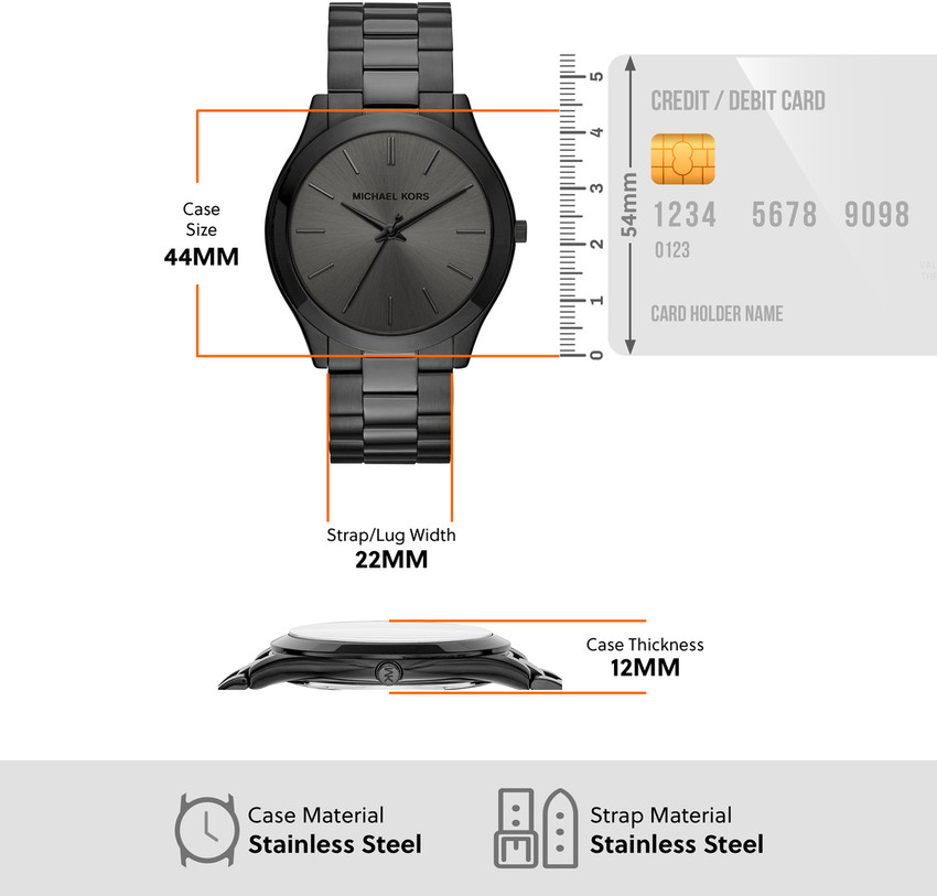 MICHAEL KORS Slim Runway Slim Runway Analog Watch For Women